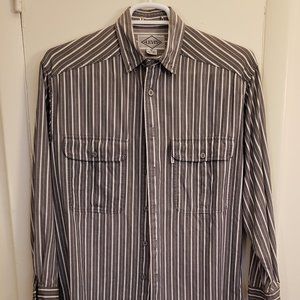 Levi's Long Sleeve Casual Shirt Gray Size M